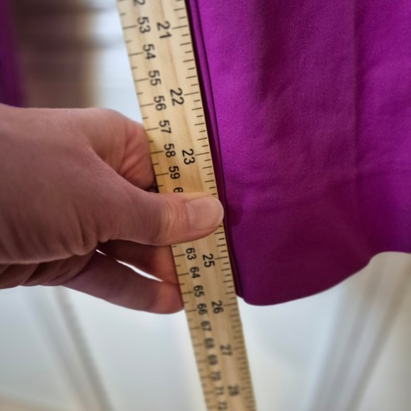 White House Black Market Purple Pink Slim Ankle Pants 8R Stretch Career Trousers - Picture 8 of 11